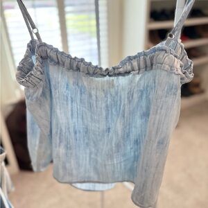 Chambray tank top